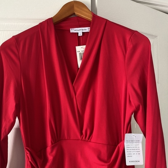 The Vanity Room red long maxi/midi dress, size L - Picture 2 of 5